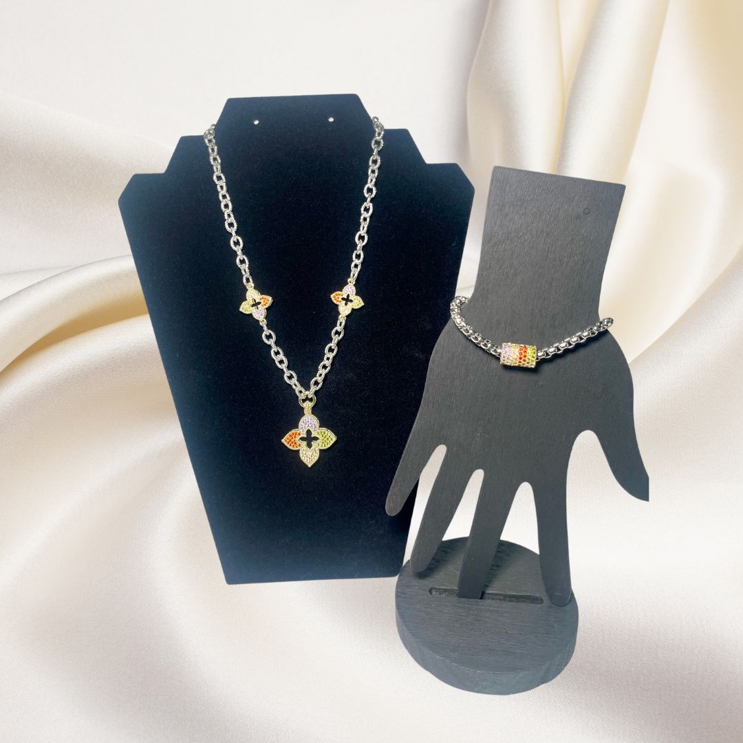 Fleur de Luxe Set | Elegant Women's Jewelry