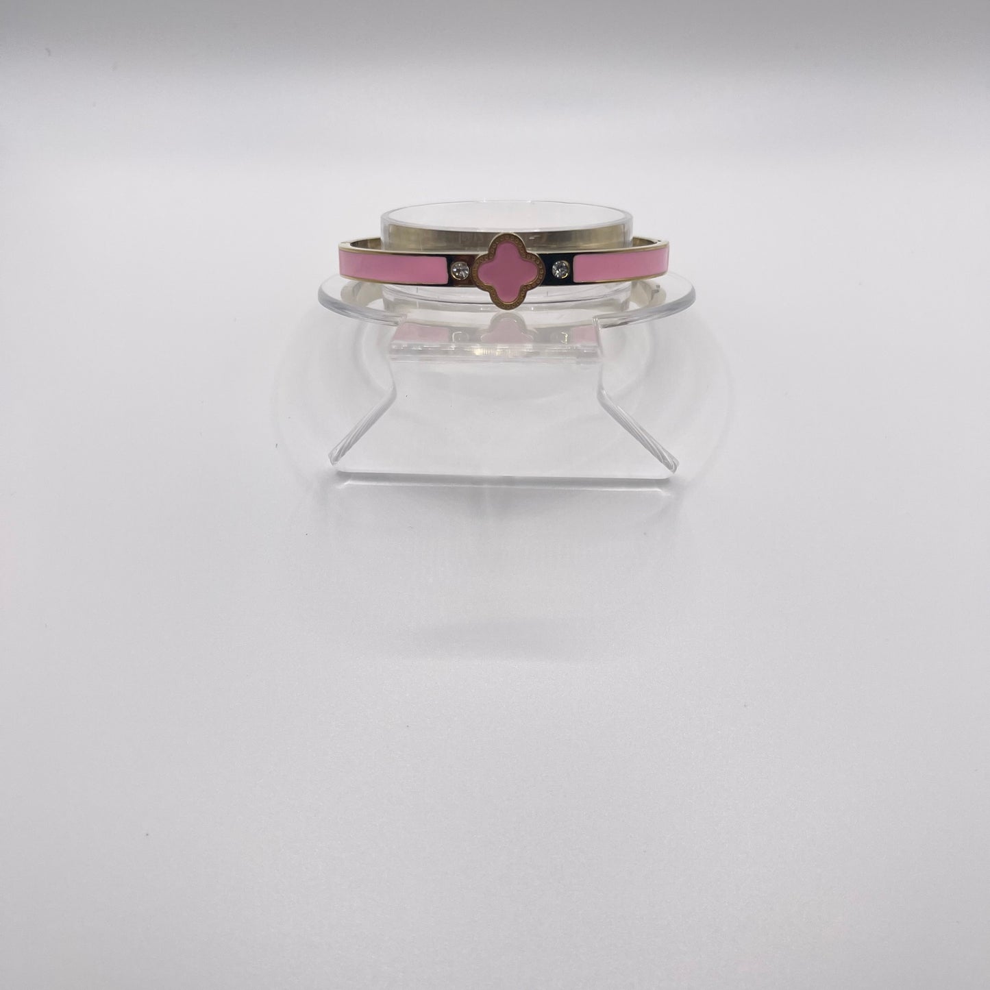 Blush Clover Bangle | Elegant Women's Jewelry