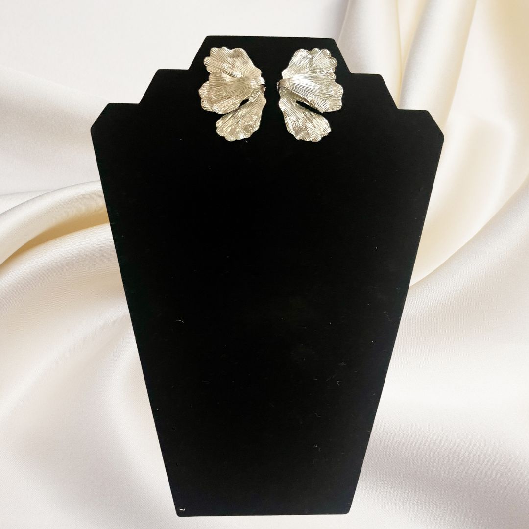 Gold Radiance Petal Earrings | Elegant Women's Jewelry