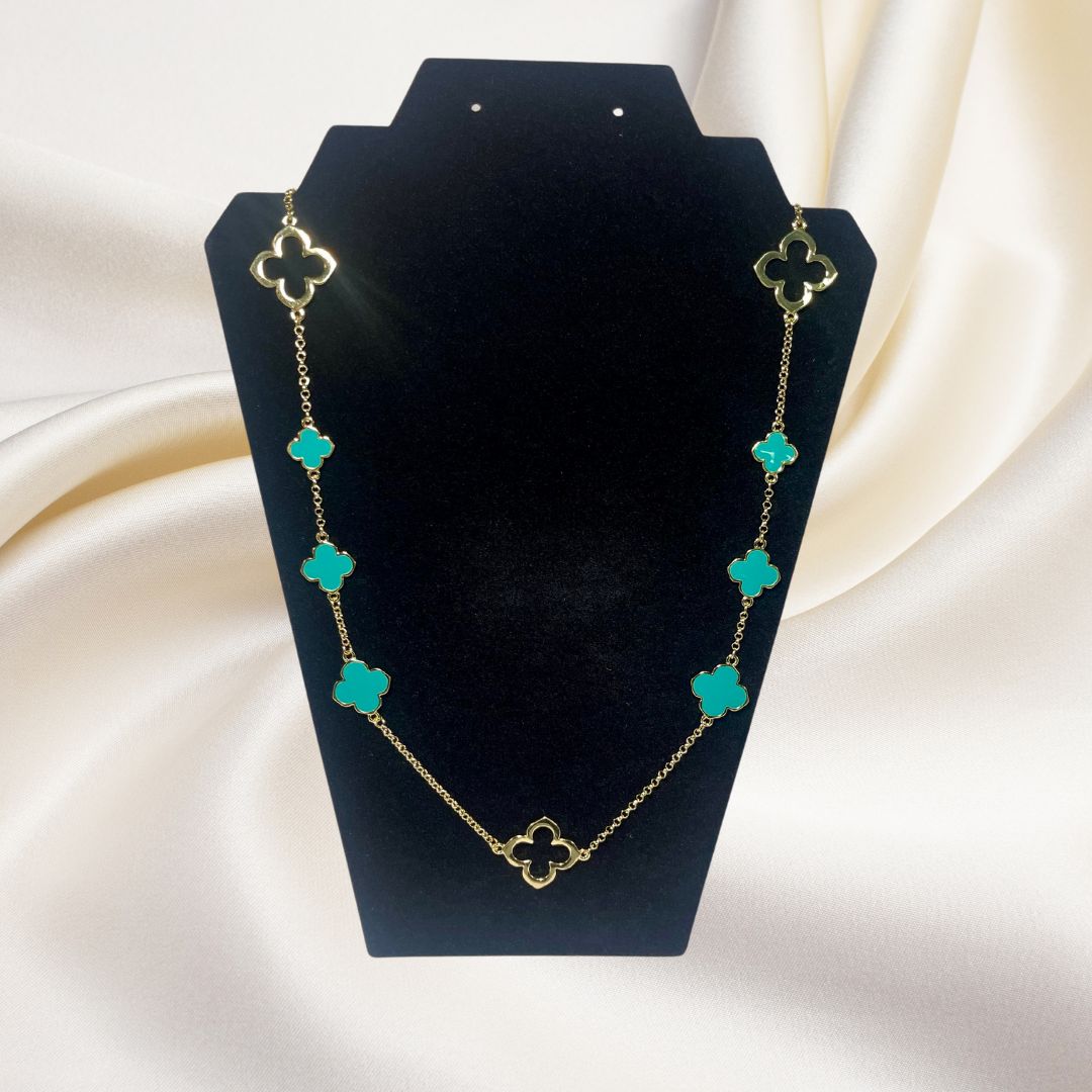 Turquoise Blossom Necklace | Vibrant & Elegant Jewelry